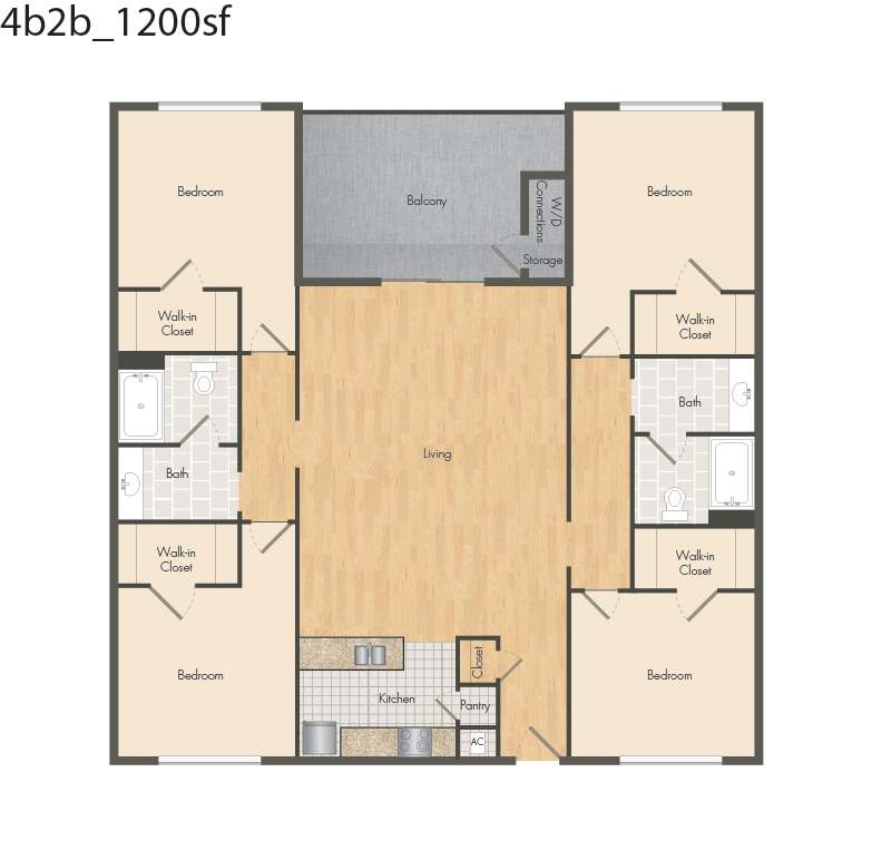 D1 Affordable floor plan