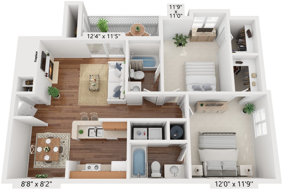 B2 | Standard floor plan