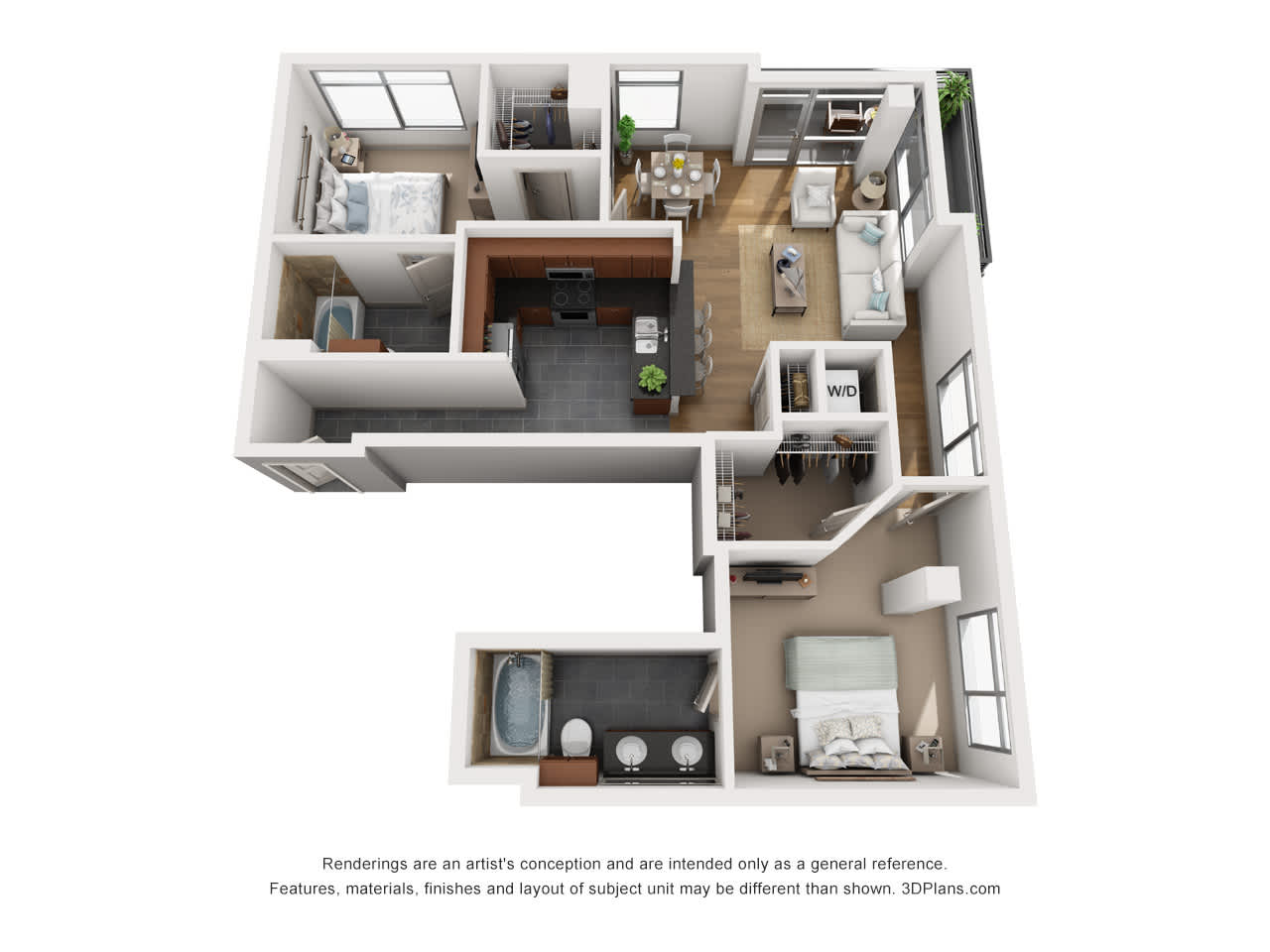 B2C floor plan