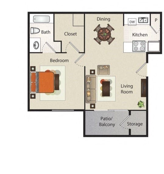 A2 floor plan