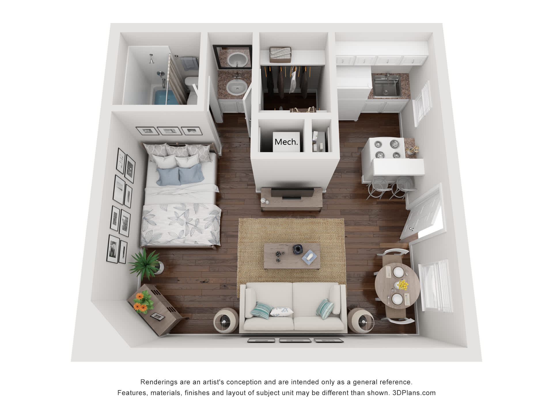 Vol 1 - Studio floor plan