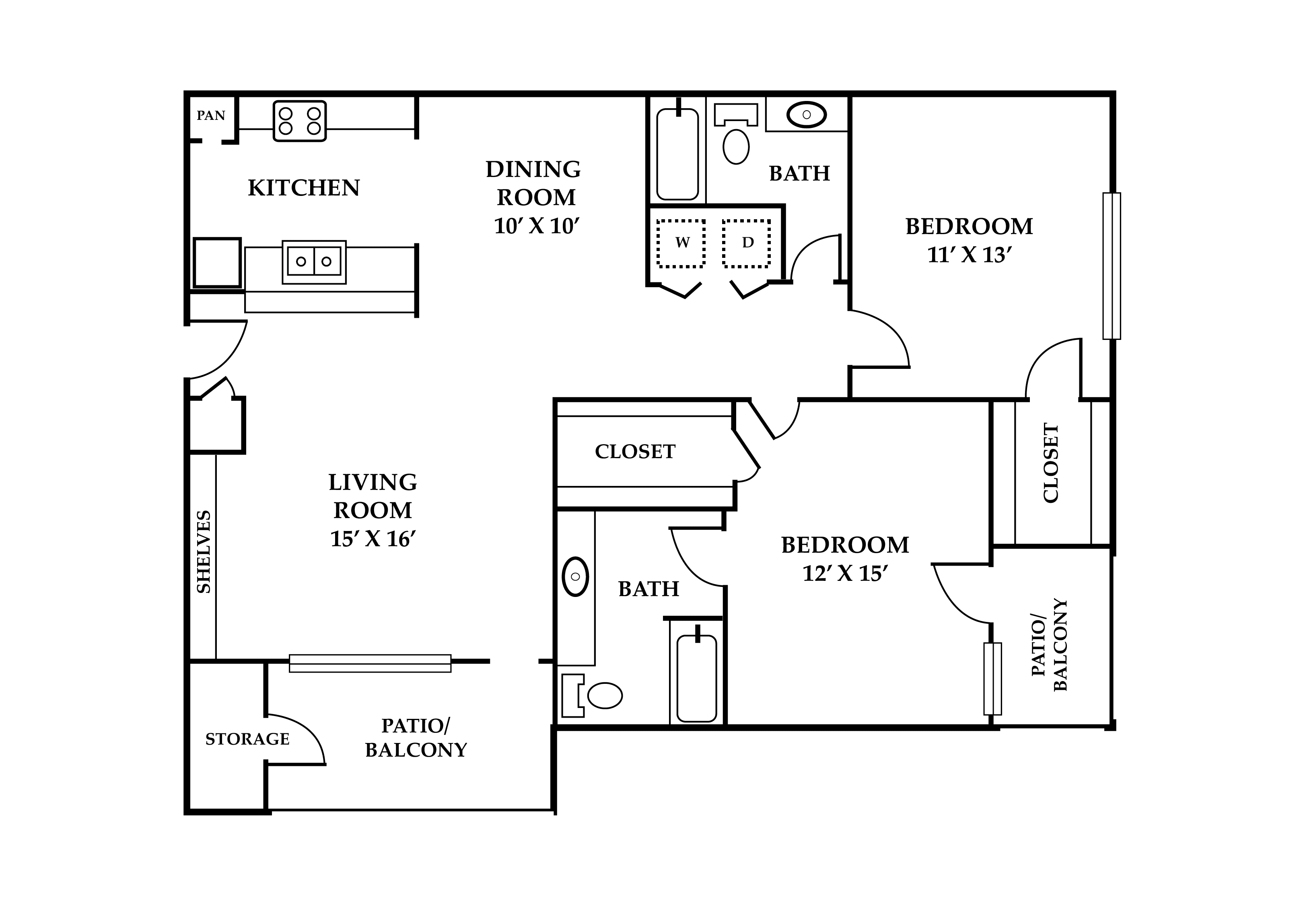 Woodland floor plan