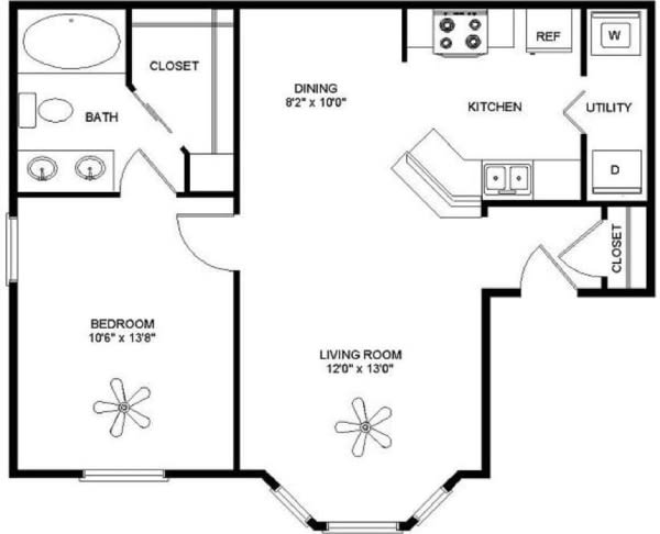 A1 floor plan