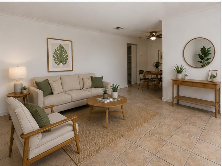 1 Bedroom 1 Bath floor plan