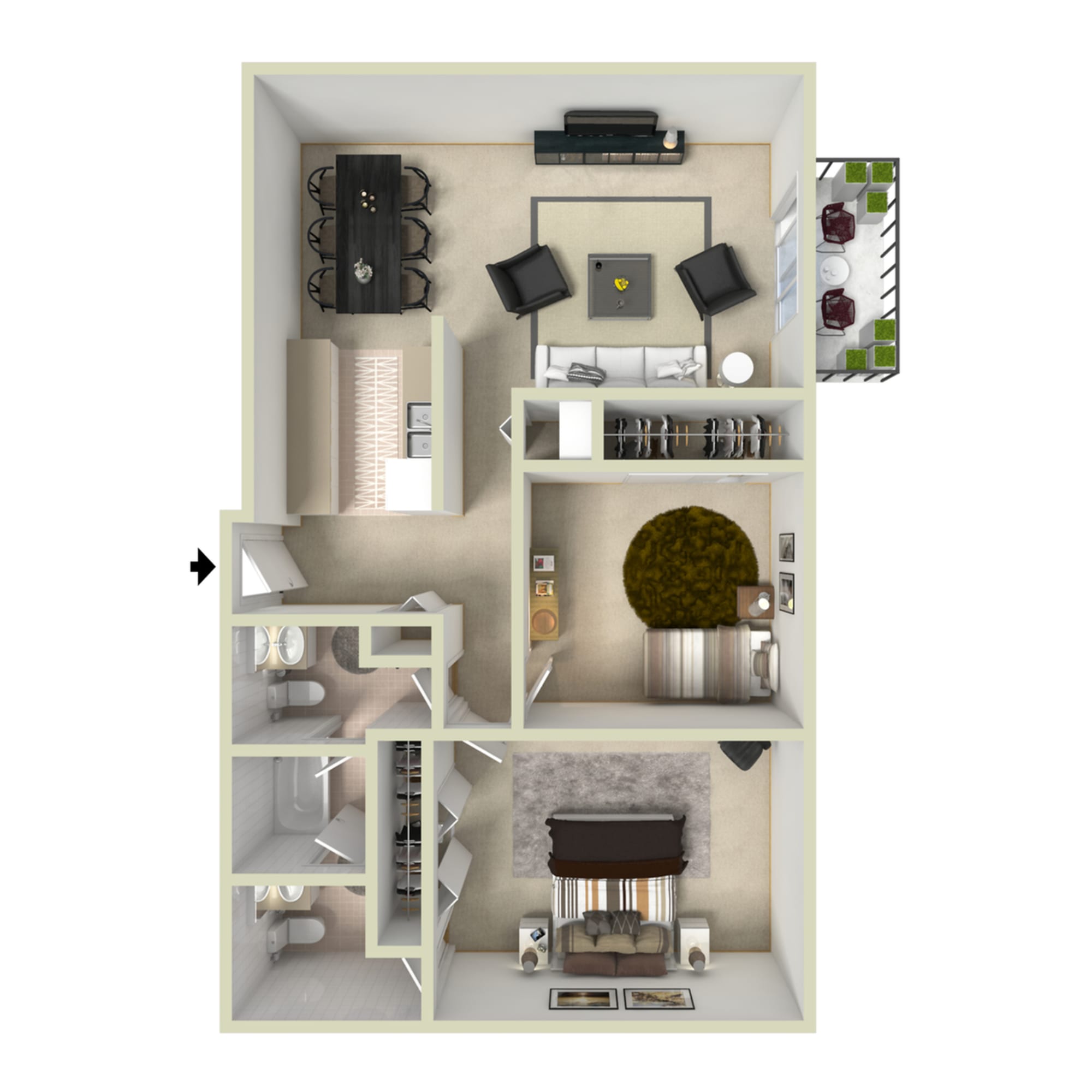 Emerald - Renovated floor plan