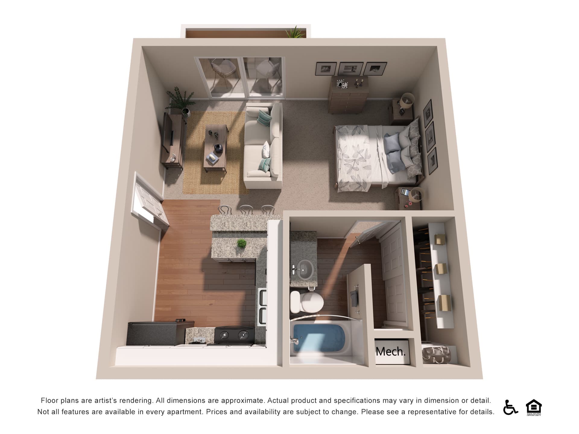 Studio floor plan