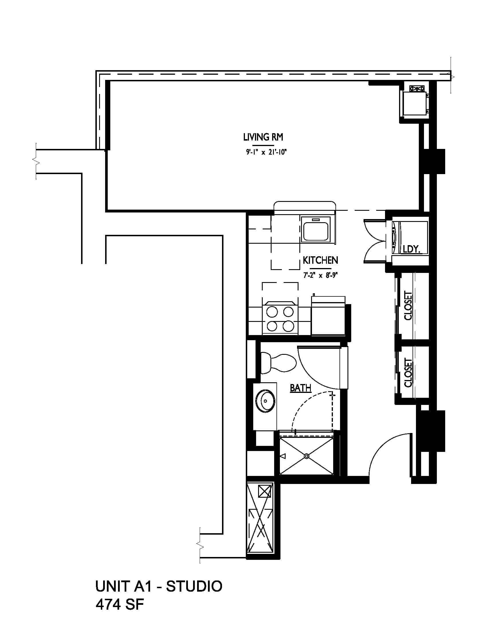 A2 - ADA floor plan