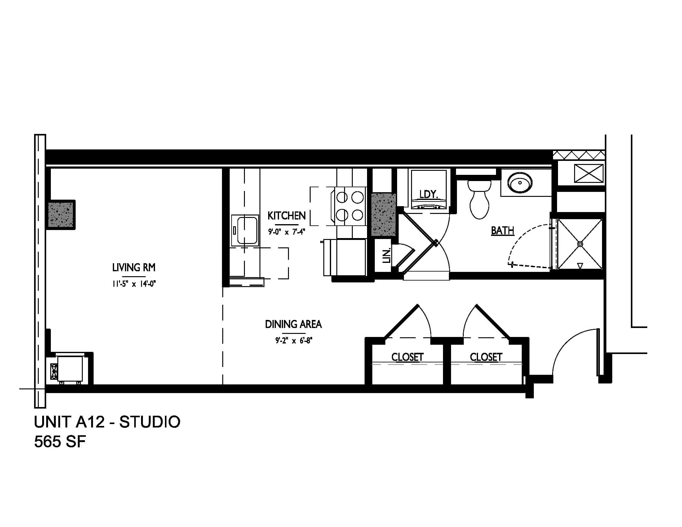 A12 floor plan