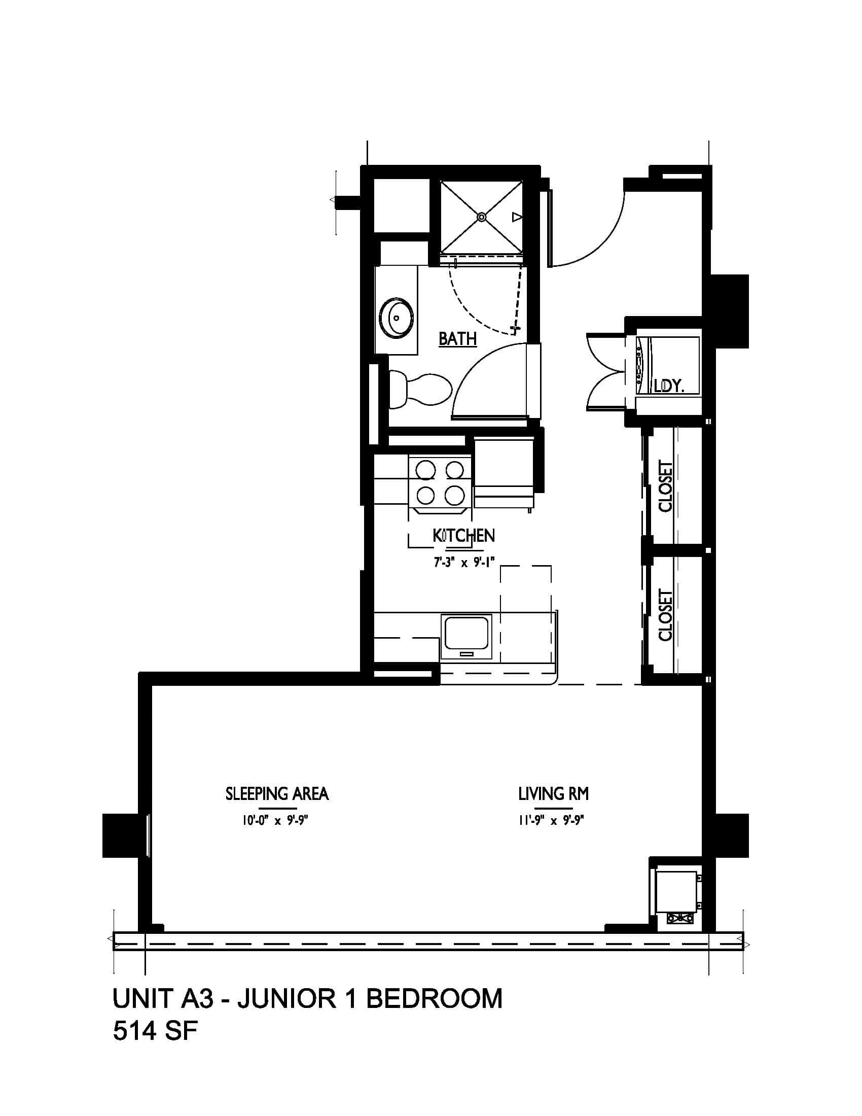 A3 floor plan