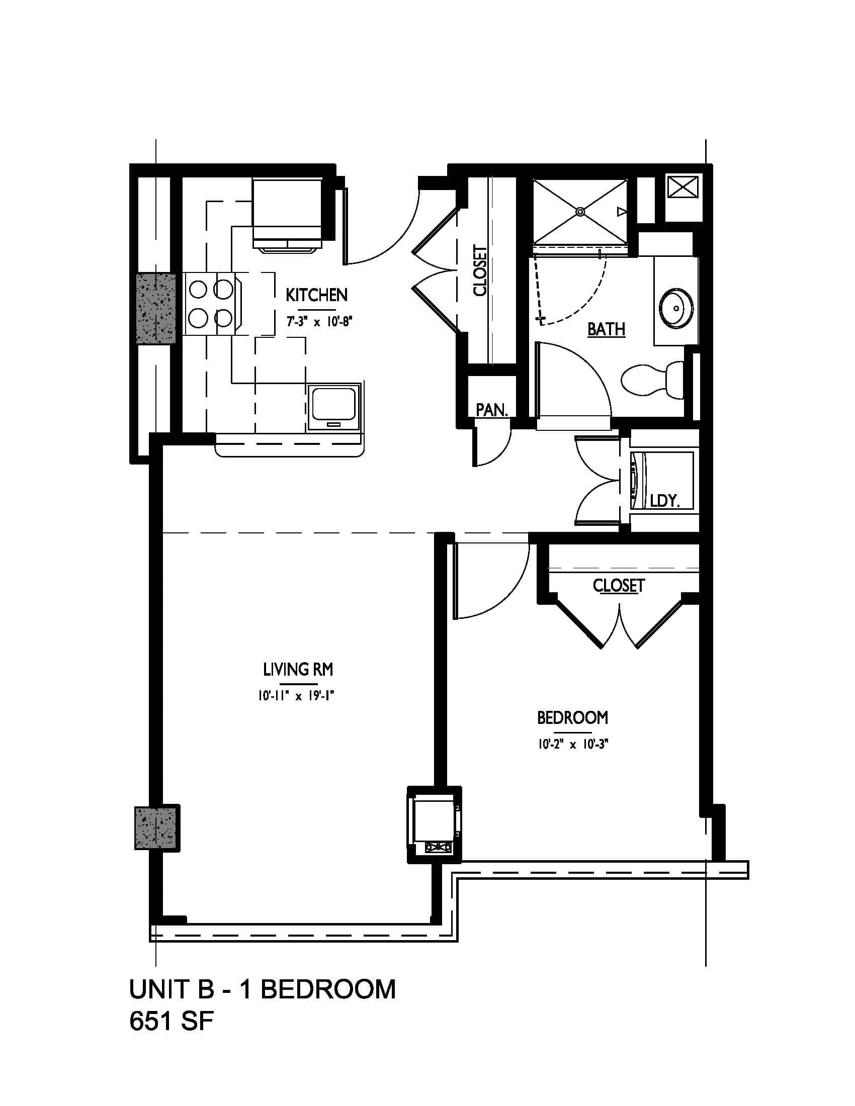 B floor plan