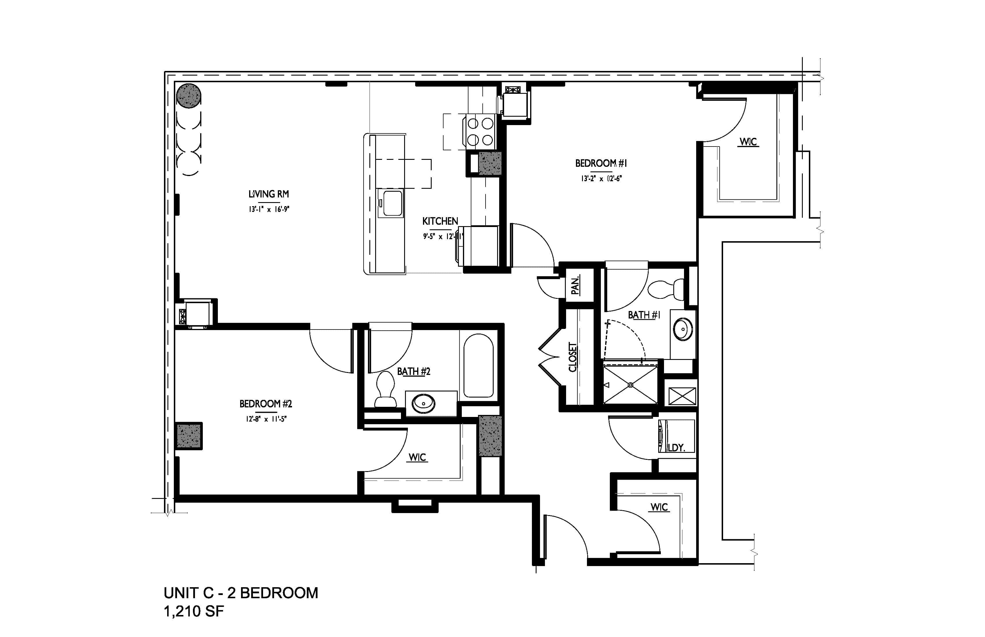 C floor plan