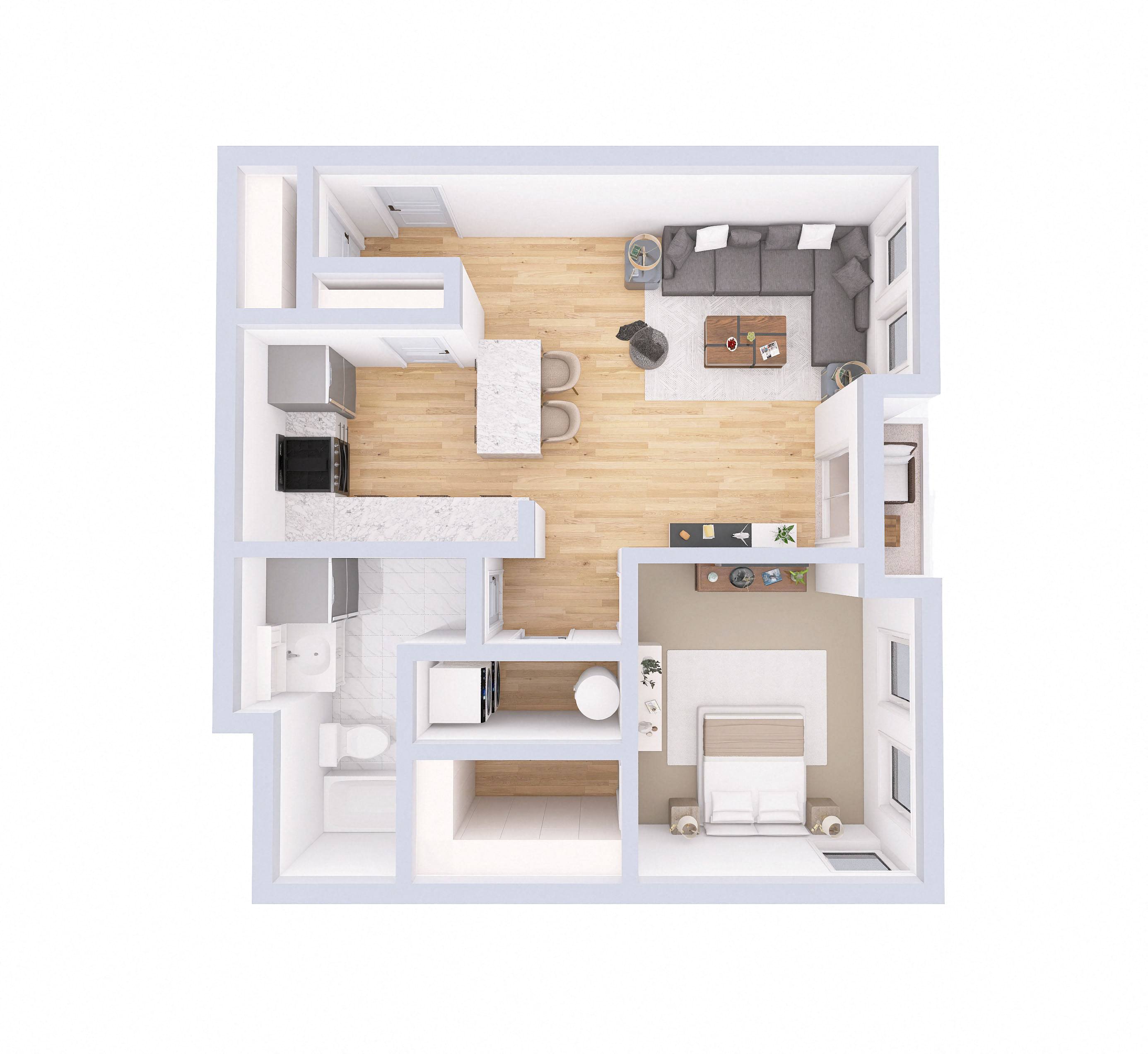 The Monmouth floor plan