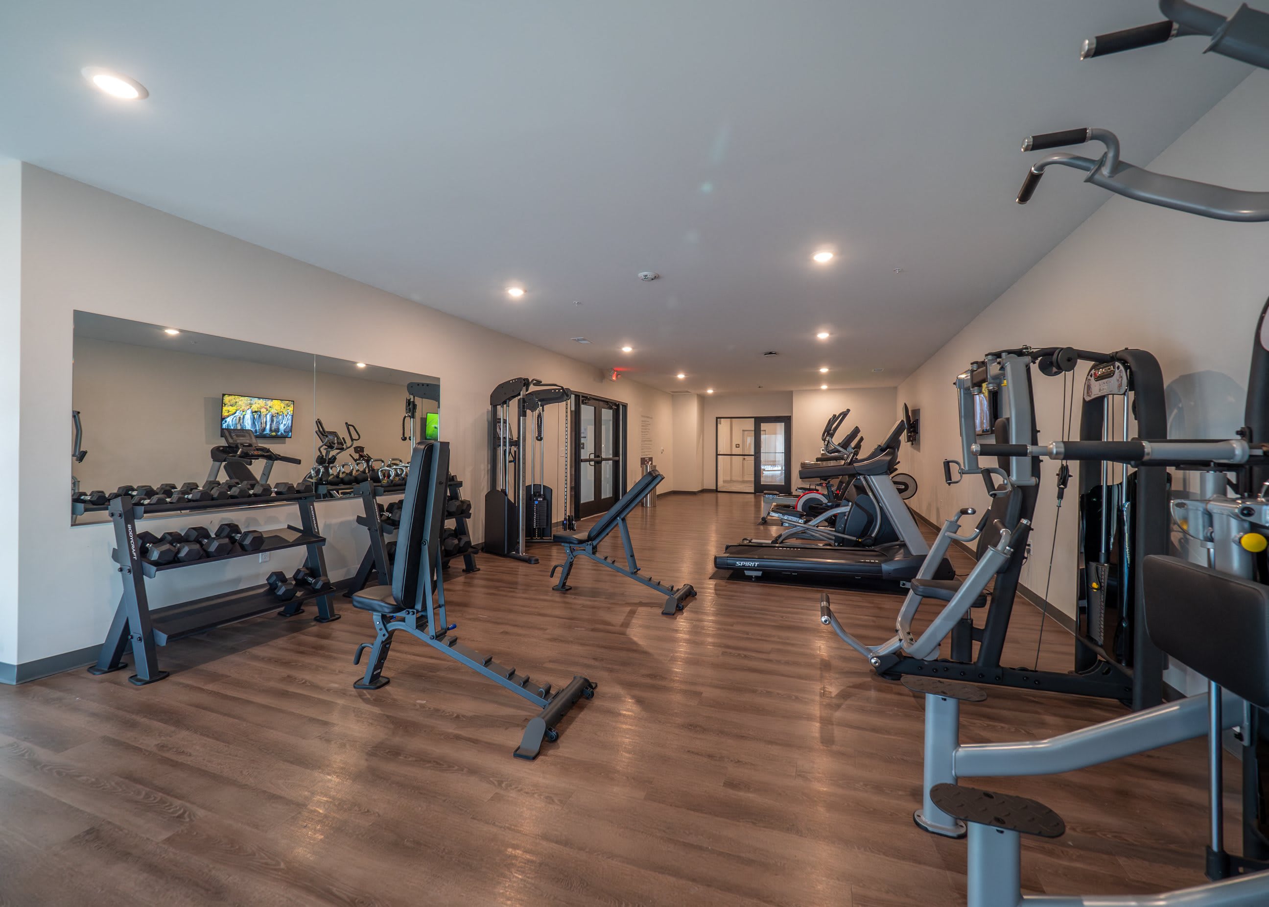 Gym at The Row on Merchant (2 of 2)