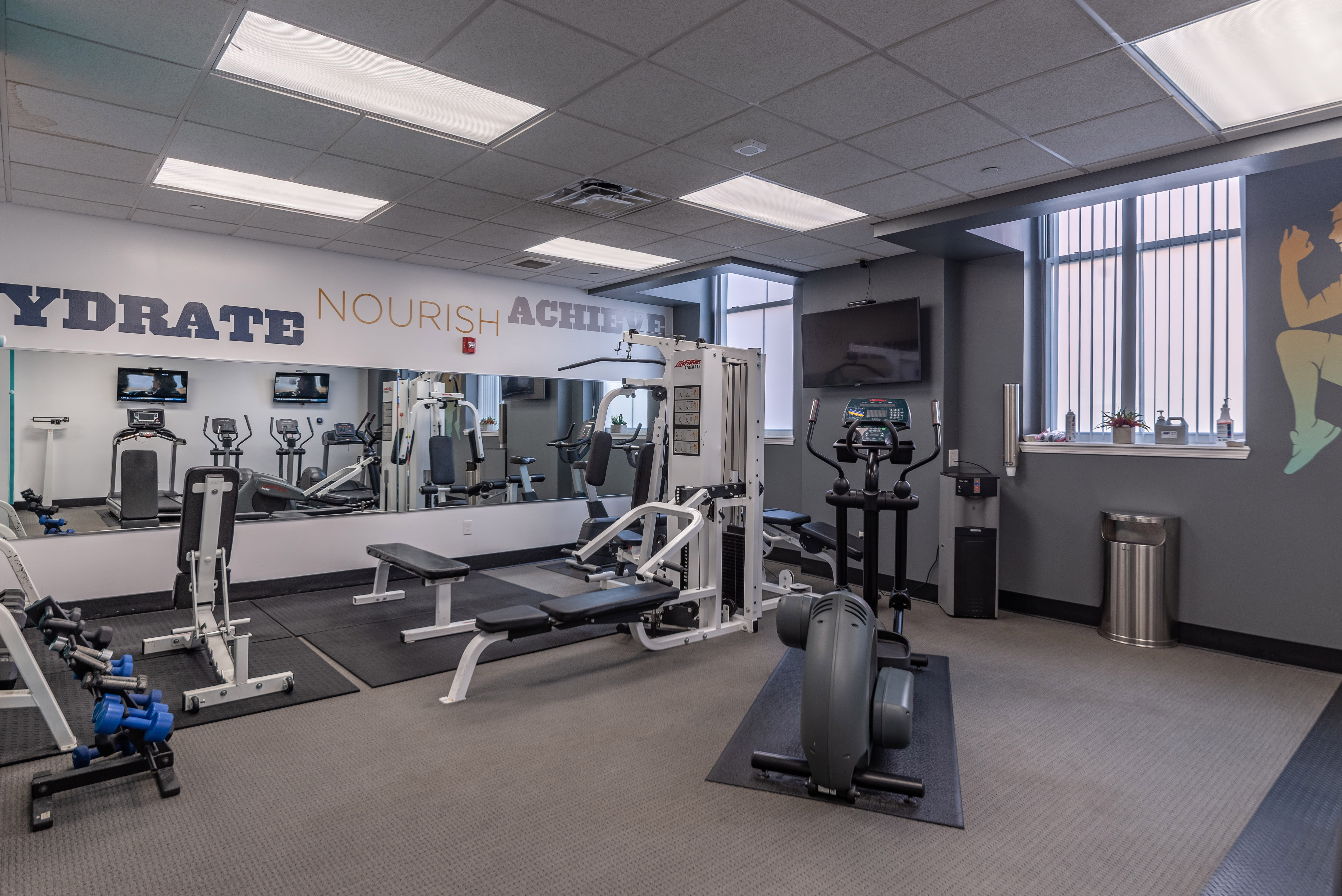 Gym at Renaissance at the Power Building