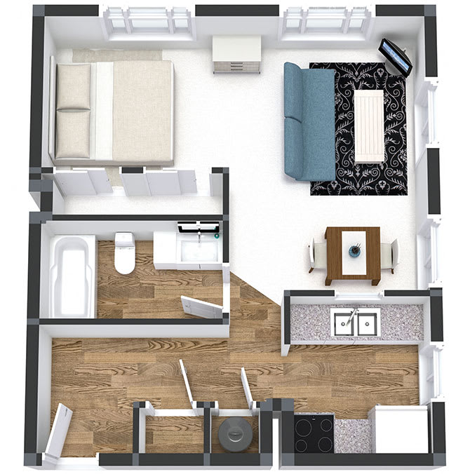 Studio floor plan
