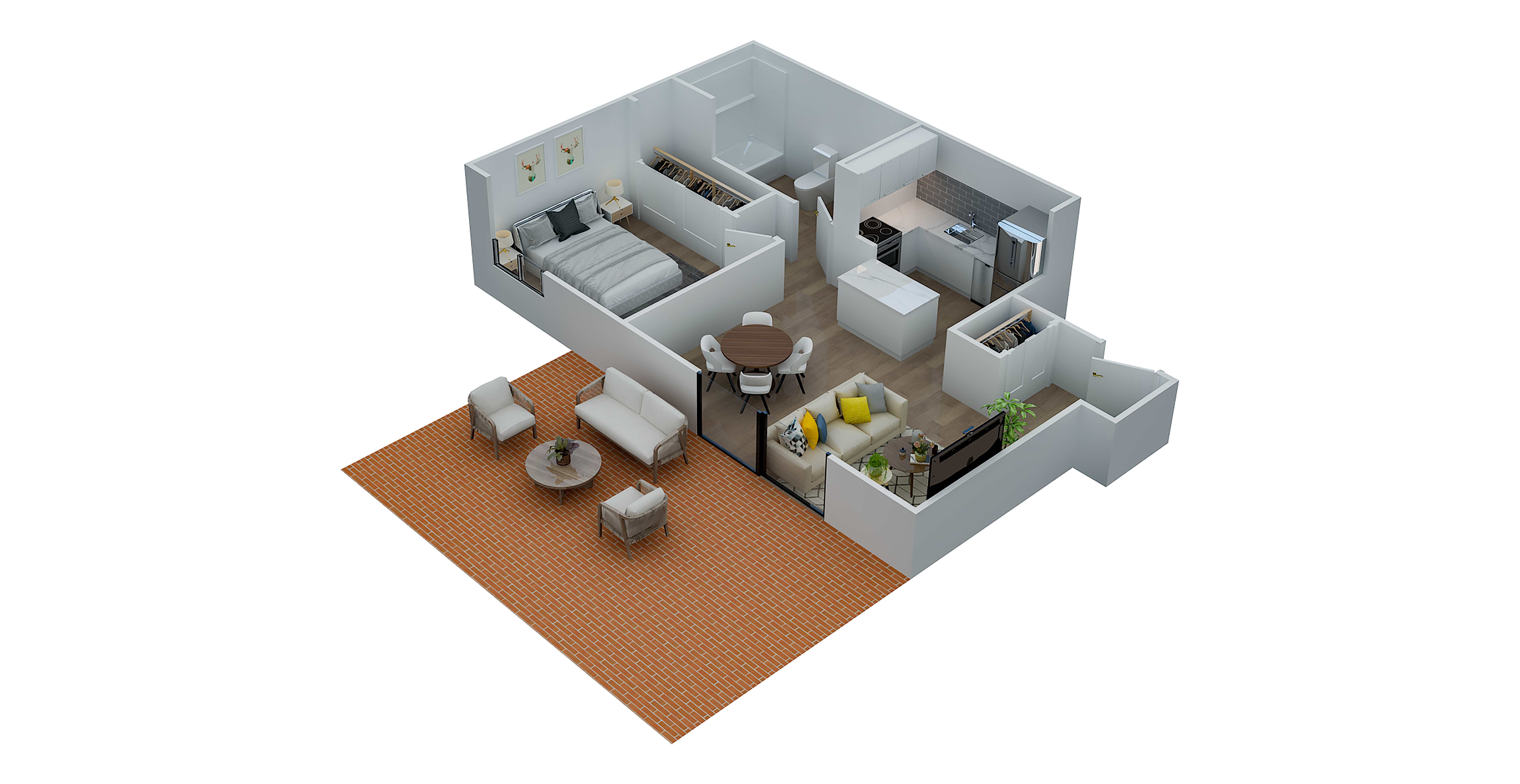 Cottage floor plan