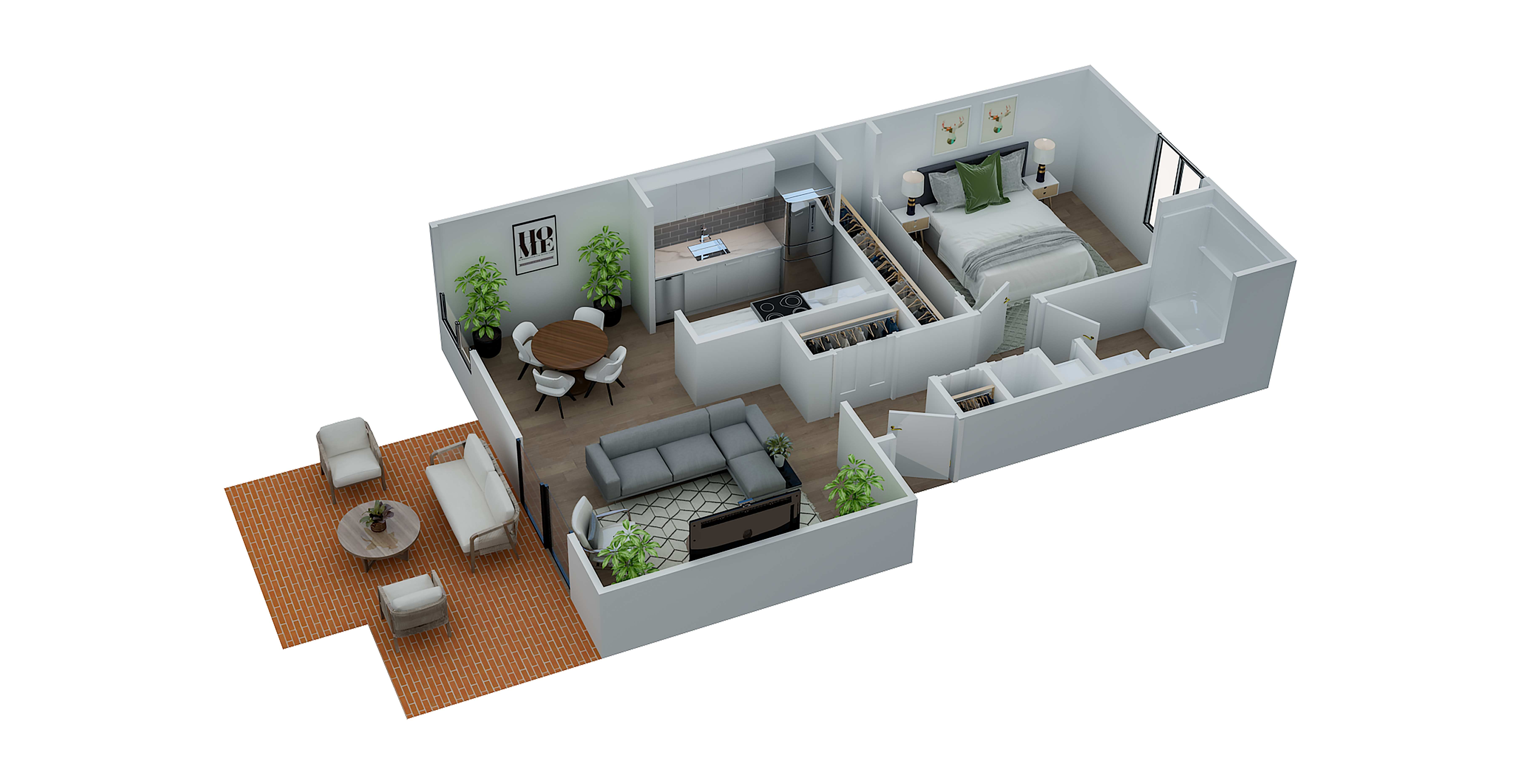 Resort floor plan