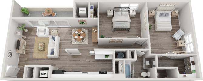 The Dubai floor plan