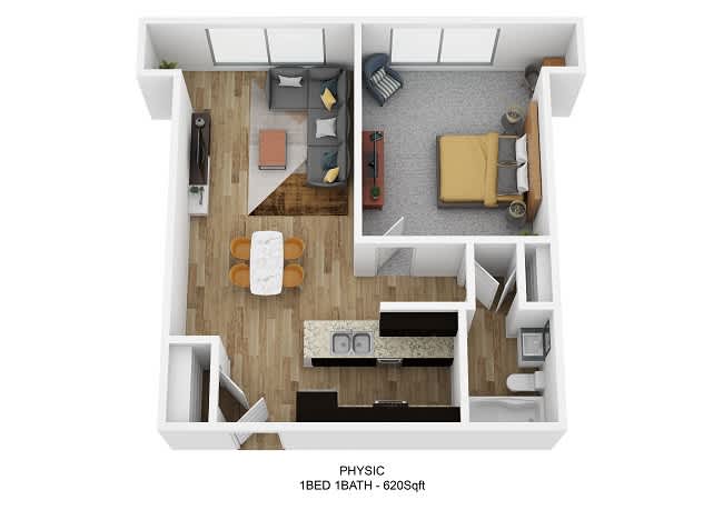 Physics floor plan