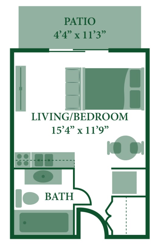 Studio floor plan