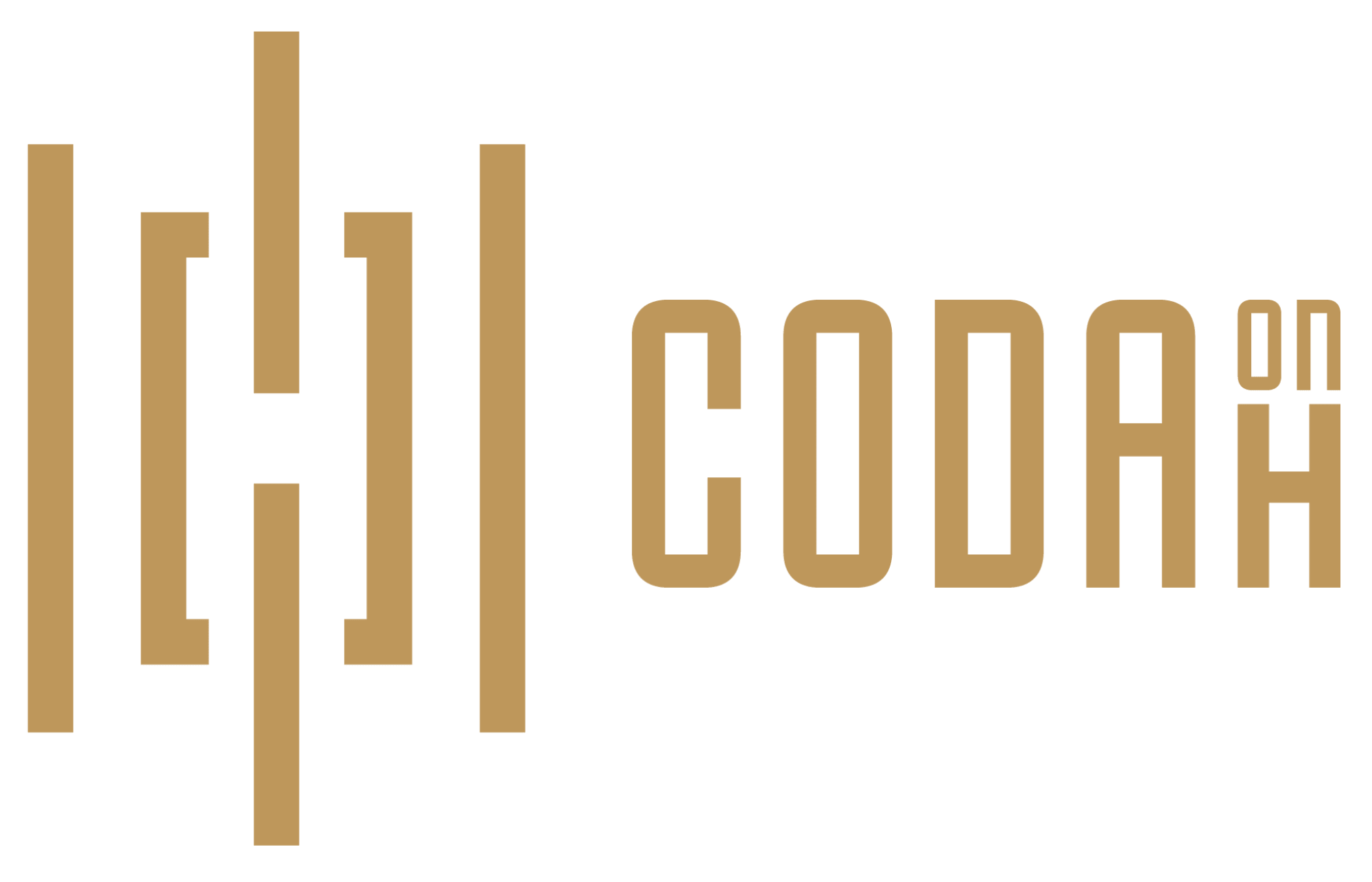 A graphic with vertical bars and the word "CODA" on a green background.
