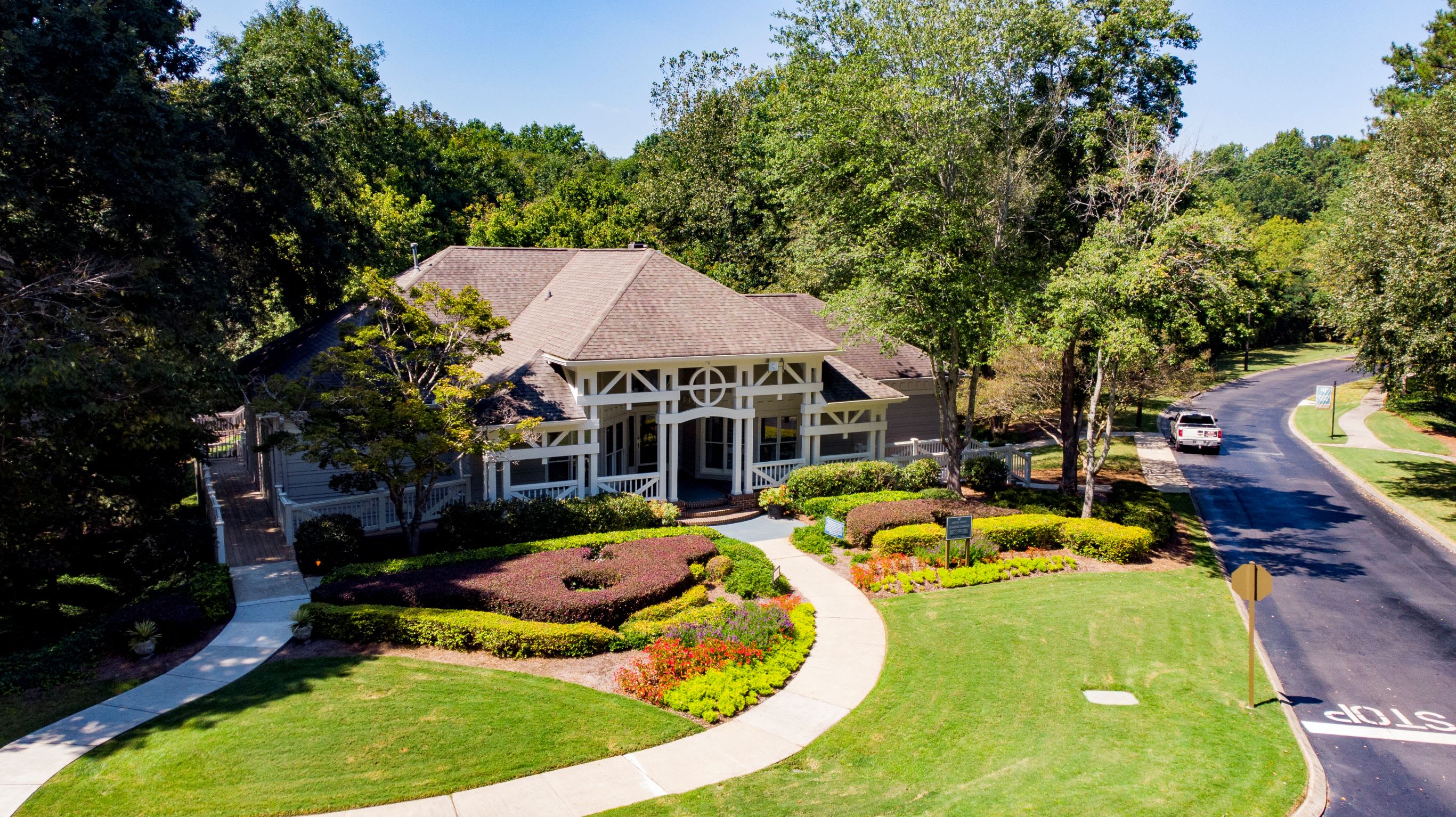 Grove Point leasing office exterior - Norcross, GA