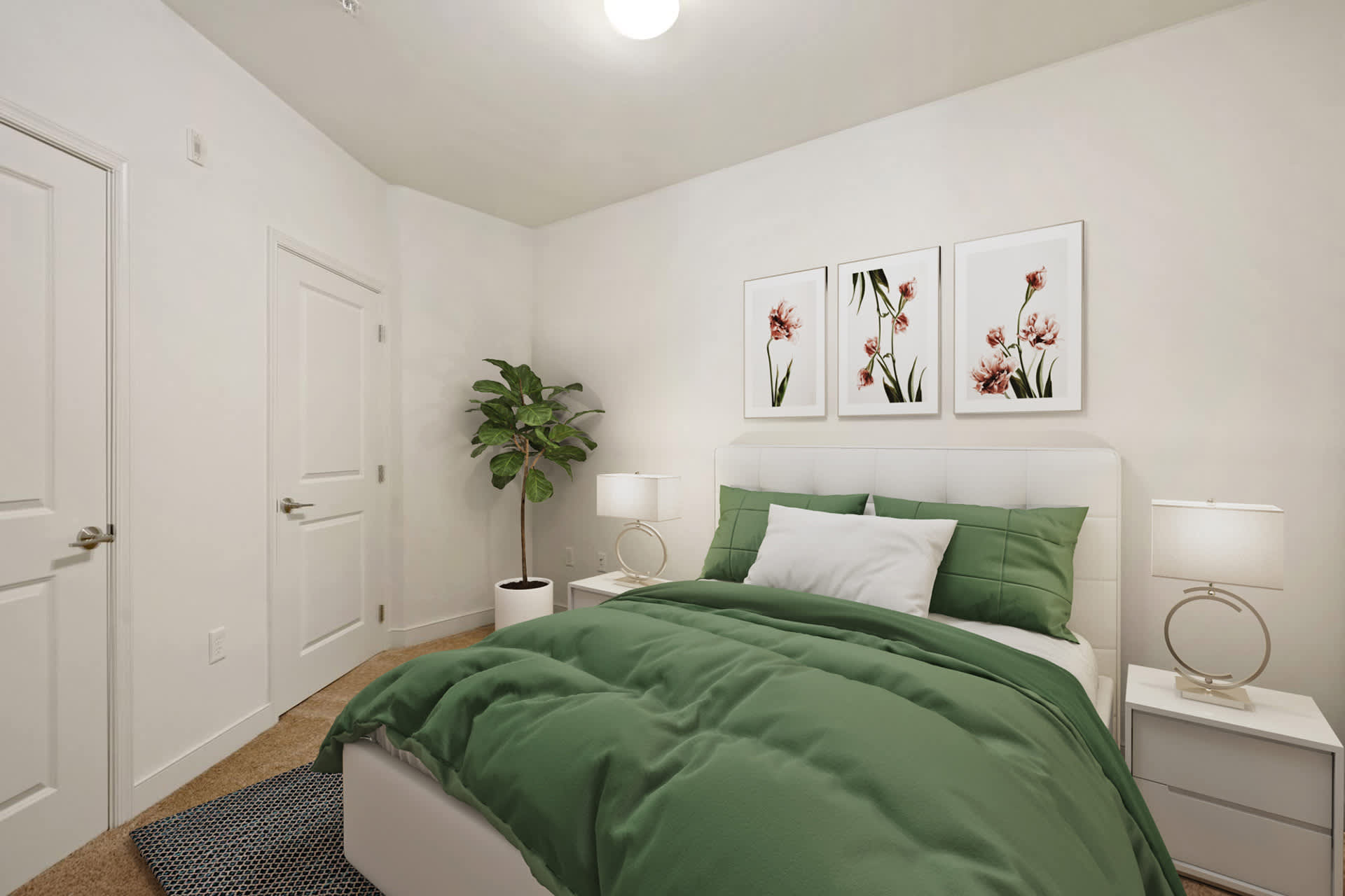 19Nineteen apartment sleeping area - Arlington, VA