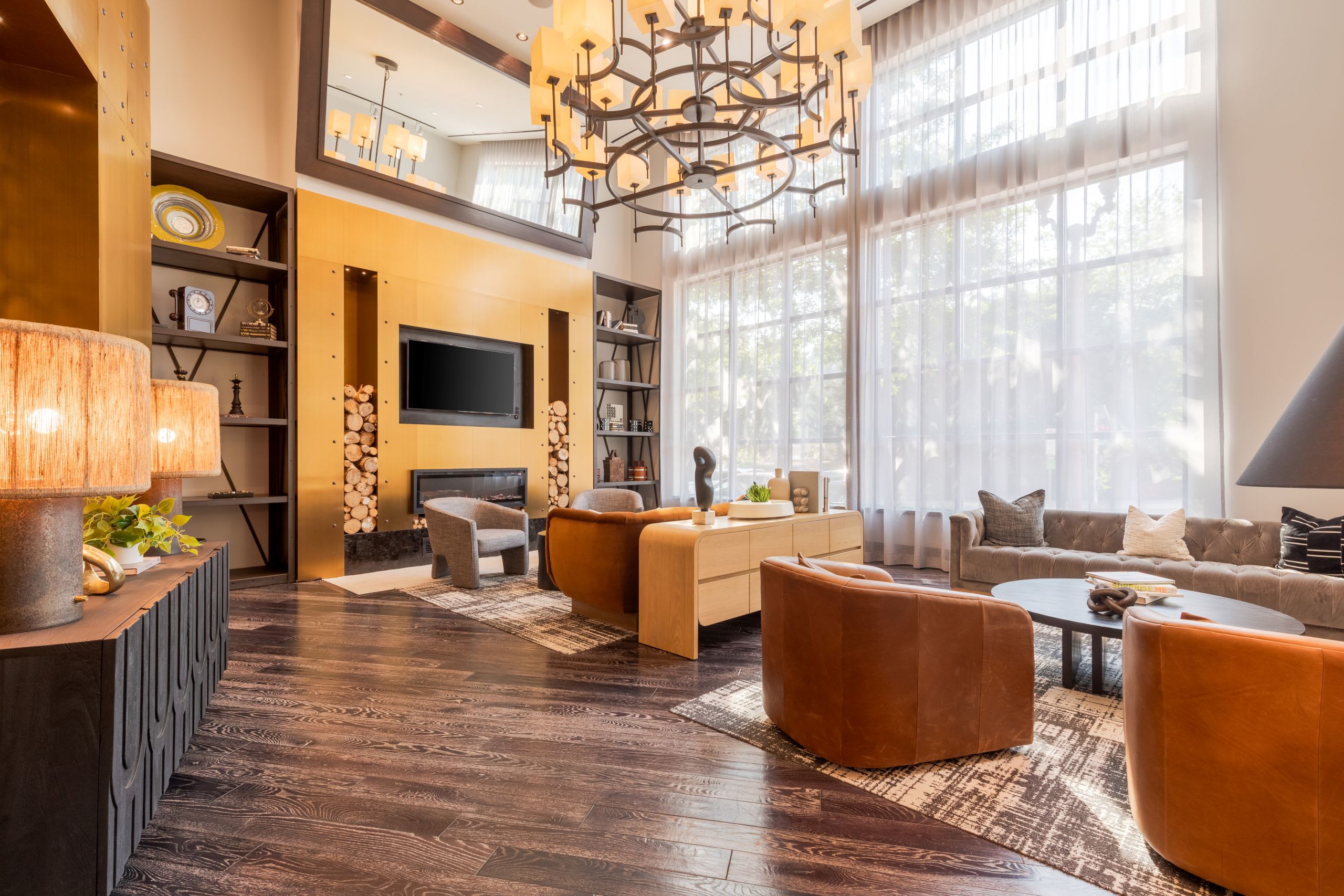 19Nineteen resident lounge seating area - Arlington, VA