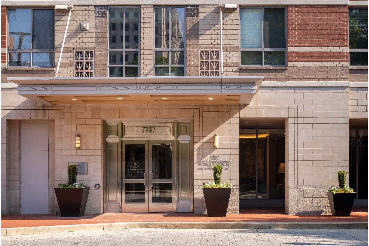 The Whitney exterior entrance - Bethesda, MD