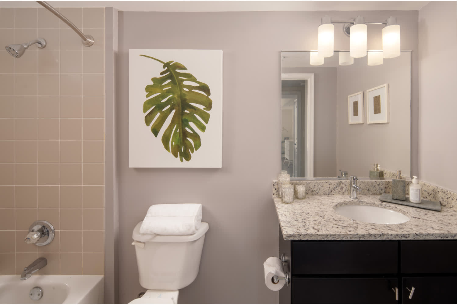 The Whitney apartment bathroom - Bethesda, MD