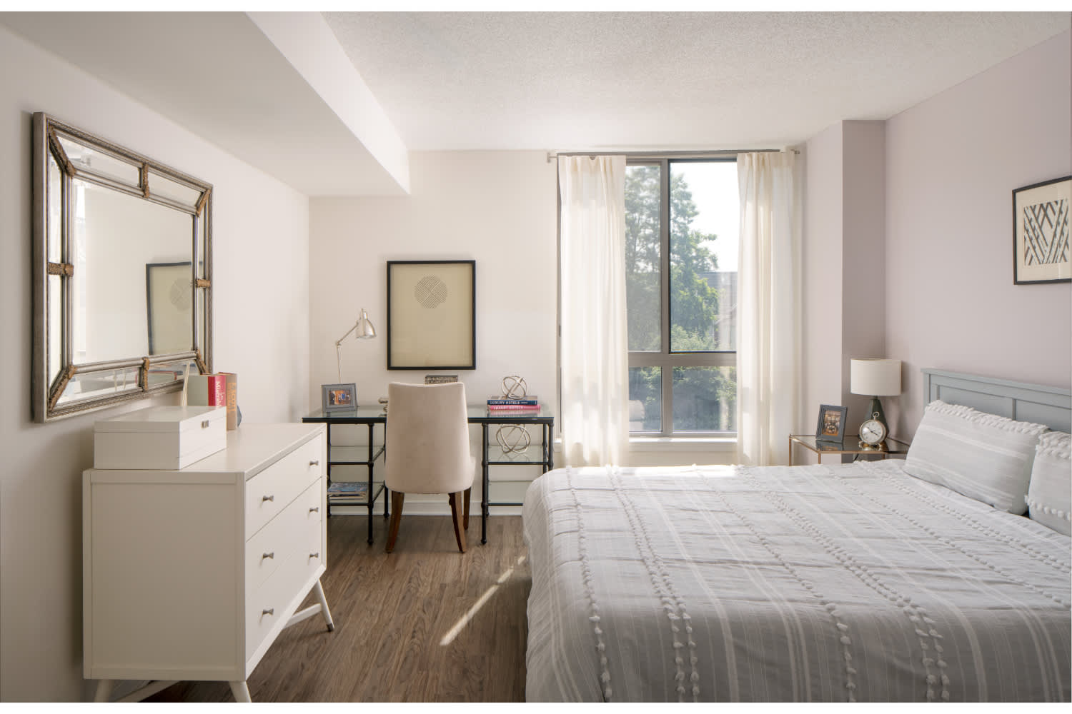 The Whitney apartment bedroom - Bethesda, MD
