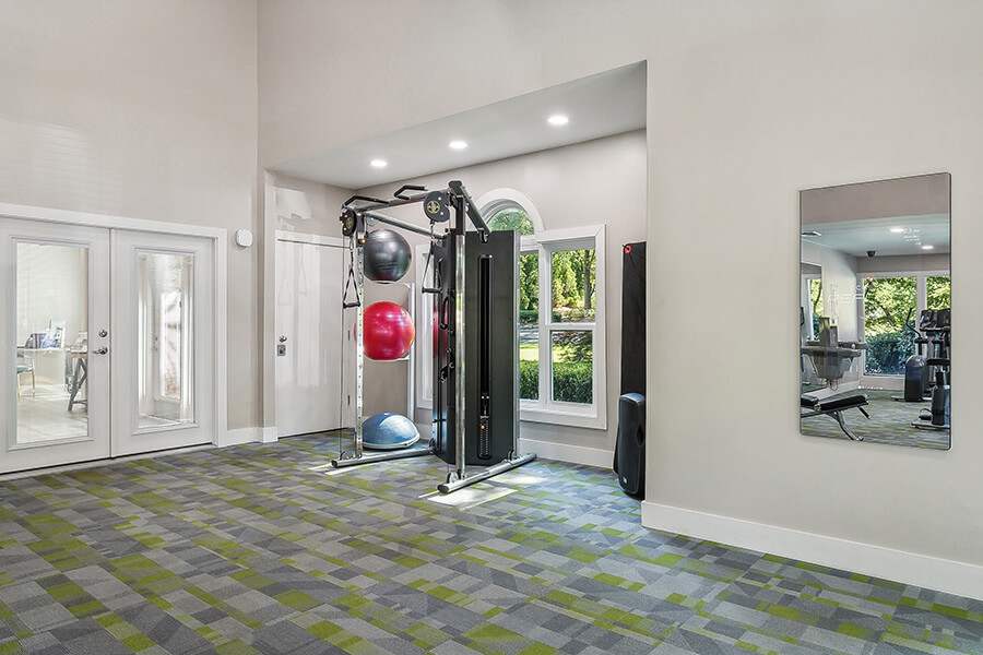 Gym at Lakeside Retreat at (4 of 4)