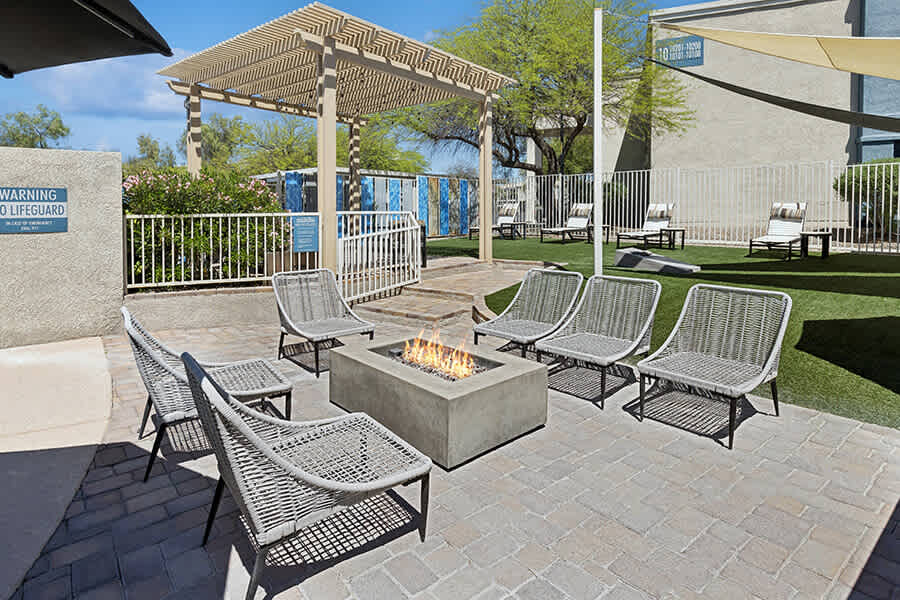 Grill area at Ridgeline Apartment Homes (2 of 2)