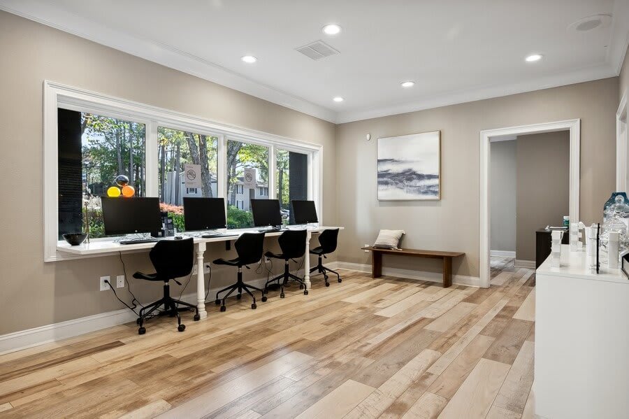 Work space at Elevate at Jackson Creek