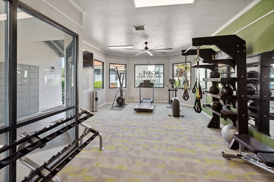 Gym at Agave at Twenty Two (2 of 2)