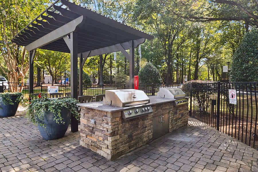 Grill area at Arbor Village