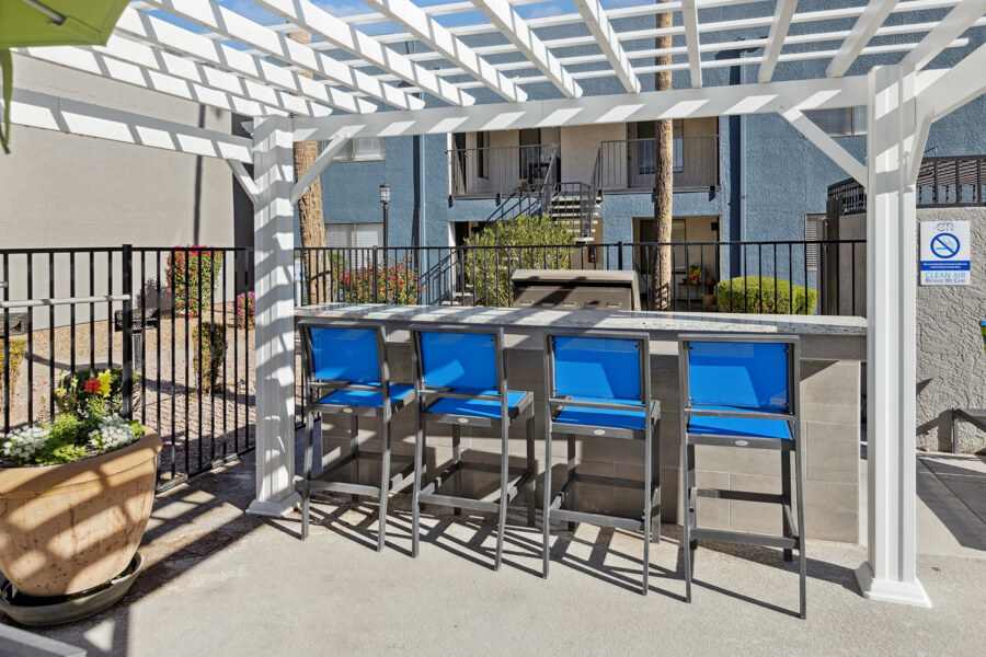 Grill area at Catalina Ridge