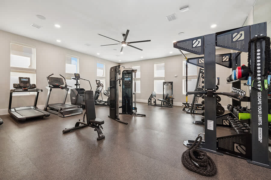 Gym at Aubrey Junction Apartments (2 of 3)