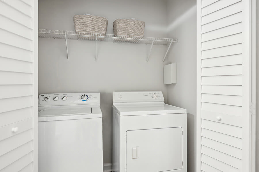 Laundry room at Dulles Greene