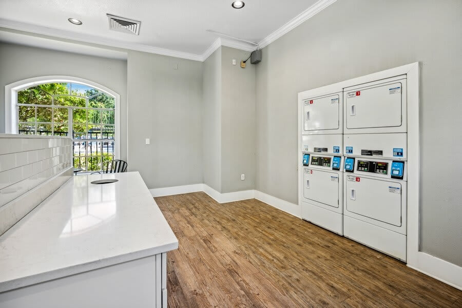 Laundry room at Vinings at Hunter's Green