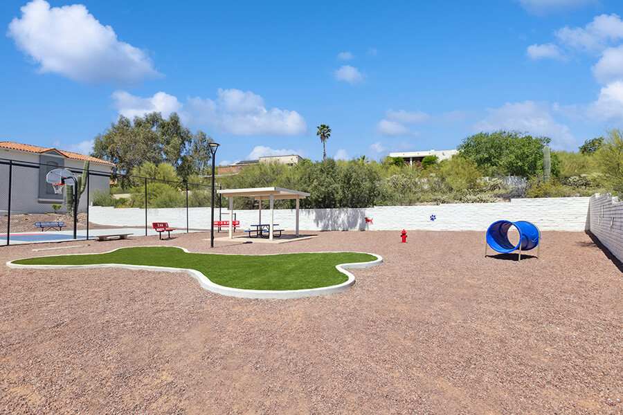 Dog park at Hilands