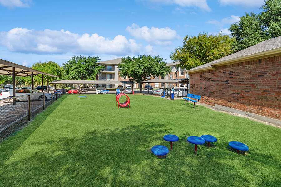 Dog park at Belmont at Duck Creek