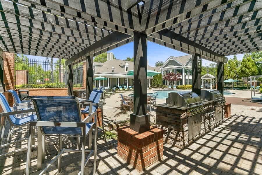 Grill area at Parkside at Town Center