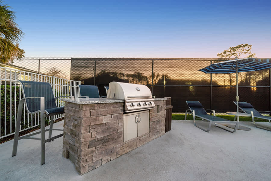 Grill area at Arbors at