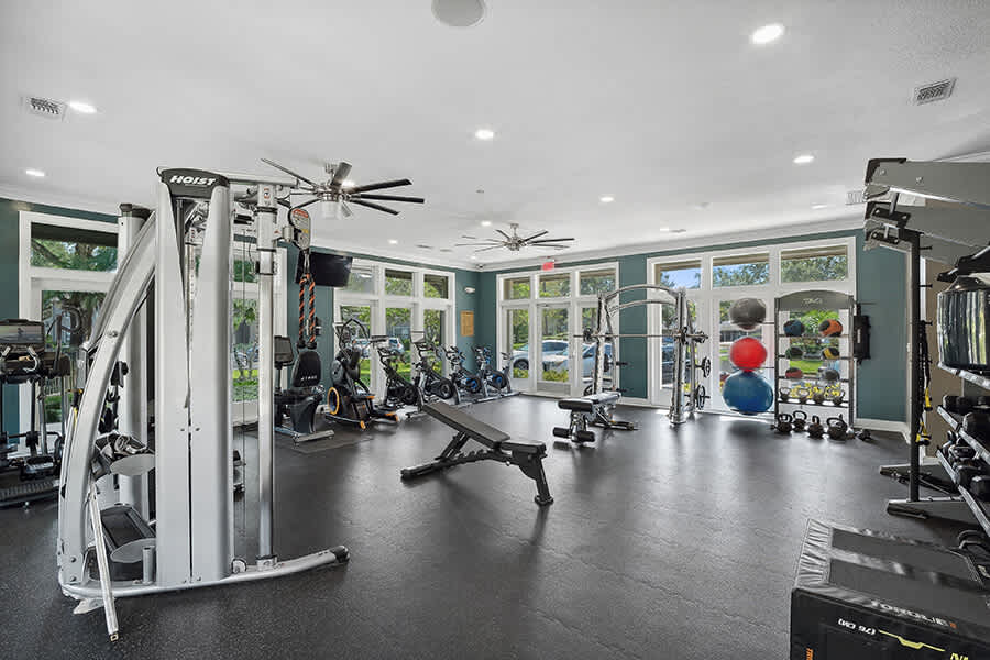 Gym at Fountains at Lee Vista (2 of 3)