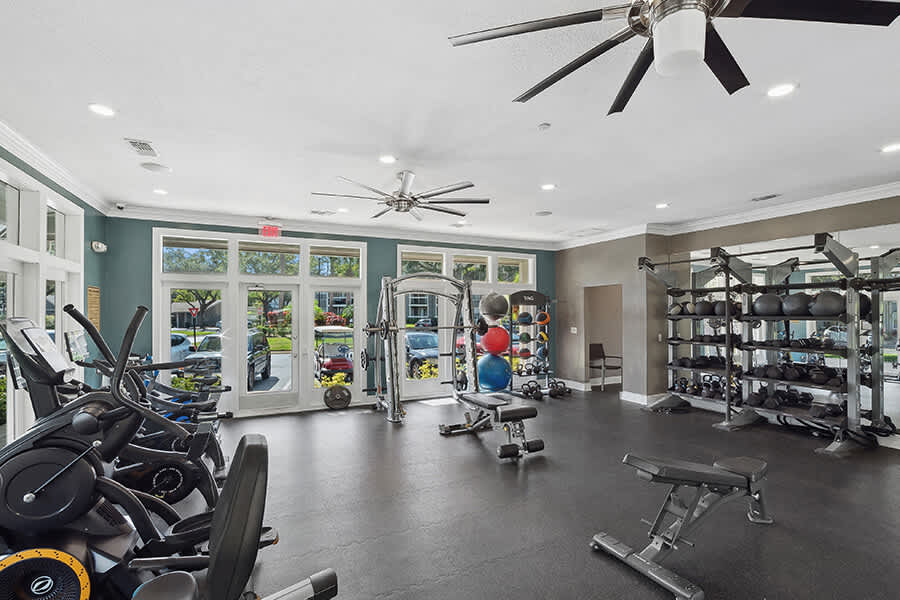 Gym at Fountains at Lee Vista (3 of 3)