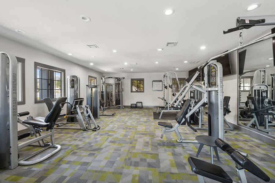 Gym at Array South Mountain (2 of 3)