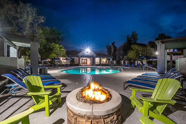 Grill area at Array South Mountain (2 of 2)