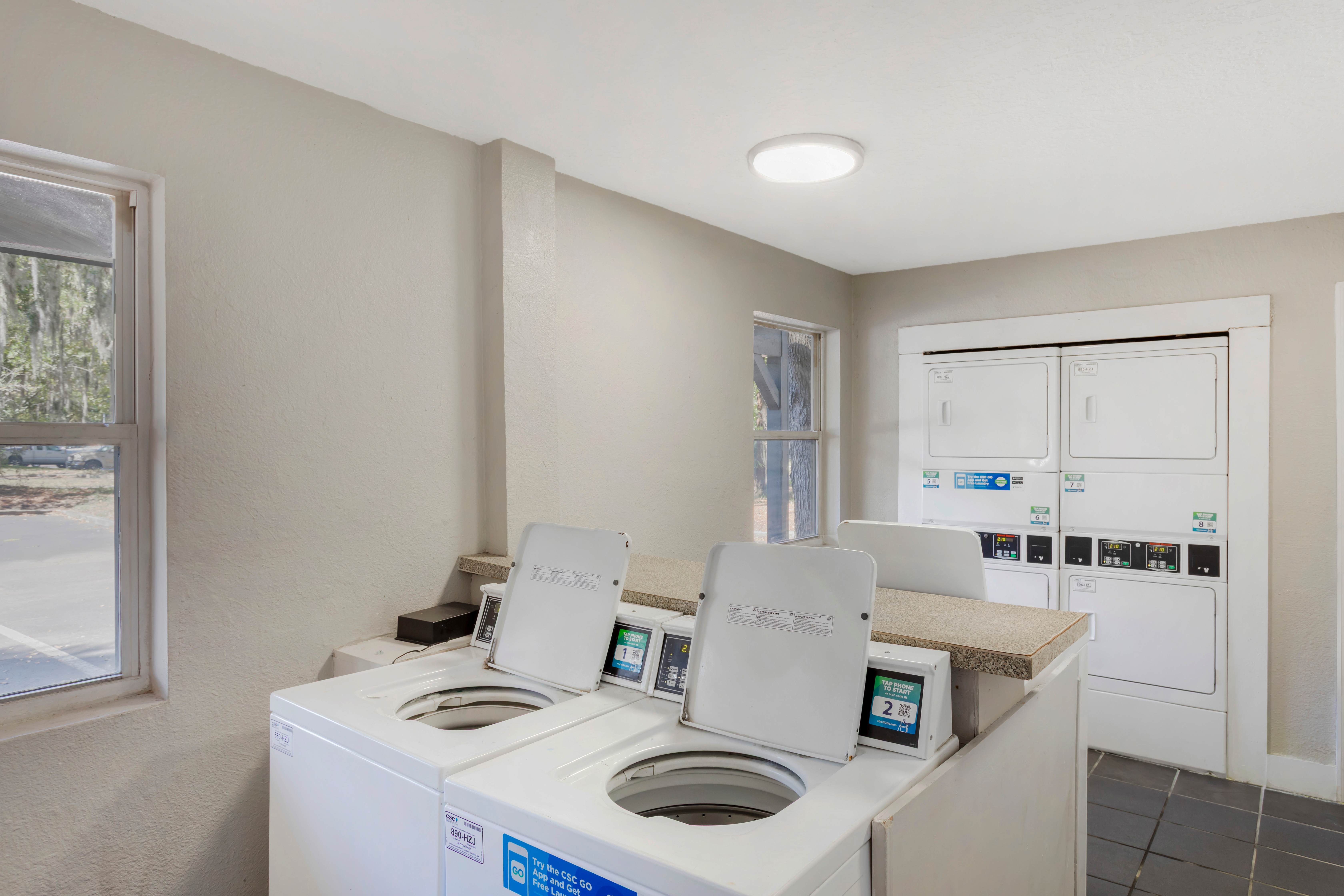 Laundry room at Heron Walk