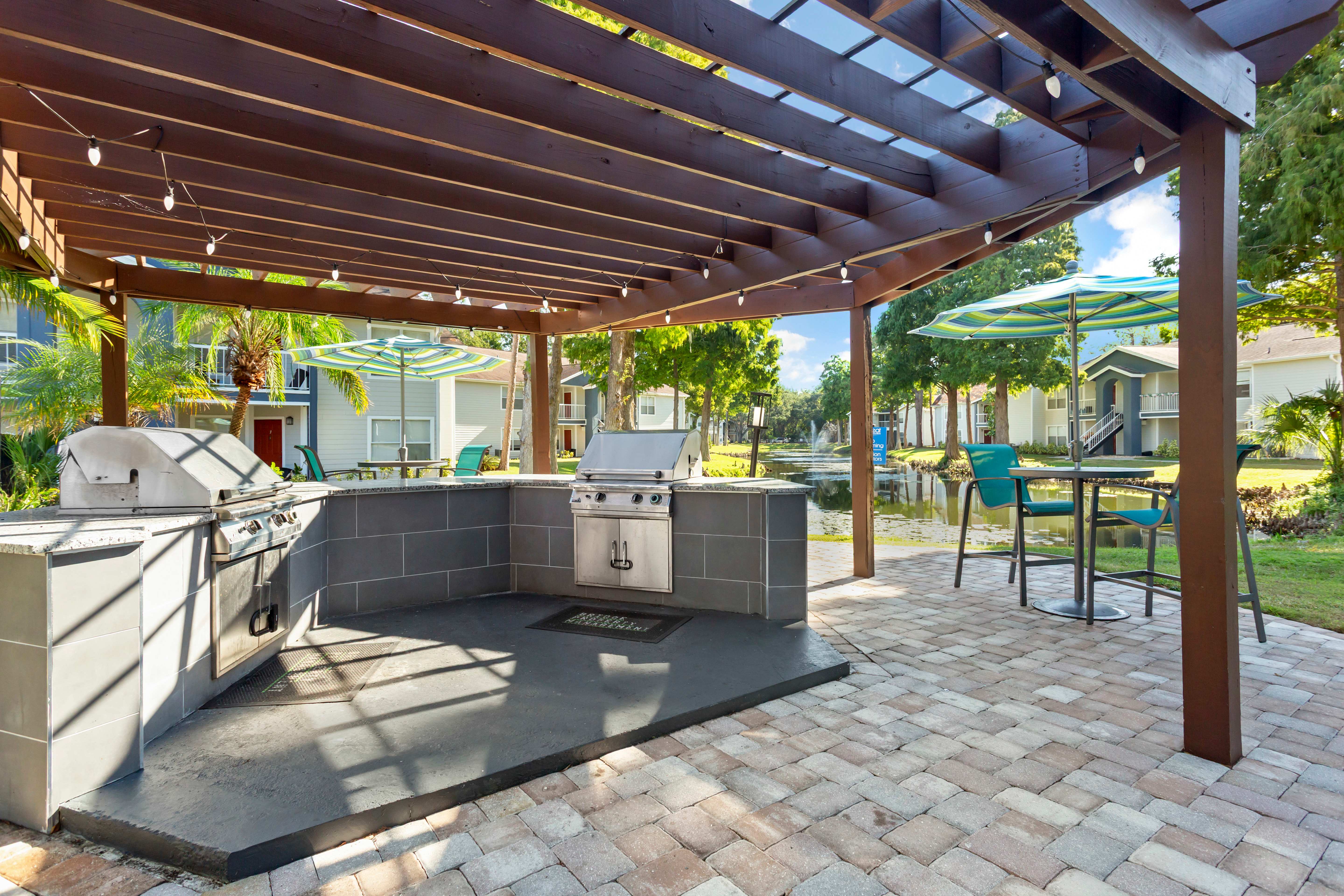 Grill area at Retreat at Crosstown (2 of 2)